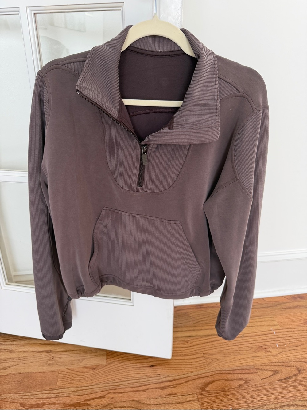 lululemon athletica Women's soft brown Half-Zip Pullover